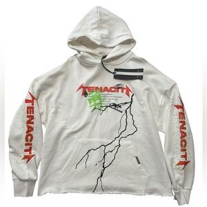 NWT Tenaciti Studios Dead Stock Puff Print Graphic Hoodie